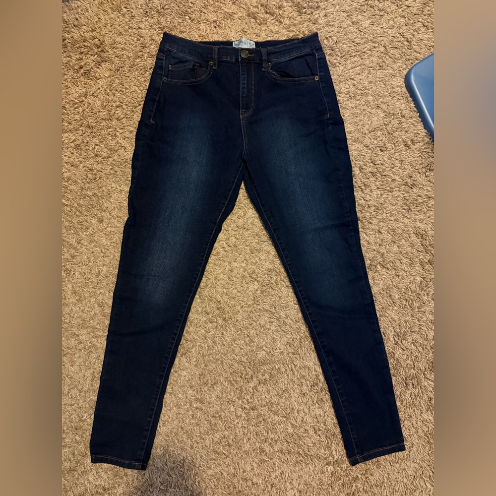 Mudd Women's Skinny Jeans - Dark Blue